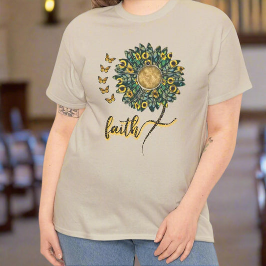 Faith & Sunflowers Tee - Kim’s Signature Beauty & Accessories    