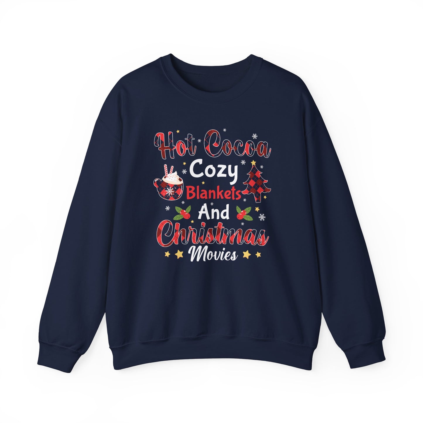 Cozy Blankets & Christmas Movies Sweatshirt - Kim’s Signature Beauty & Accessories    (Store description)