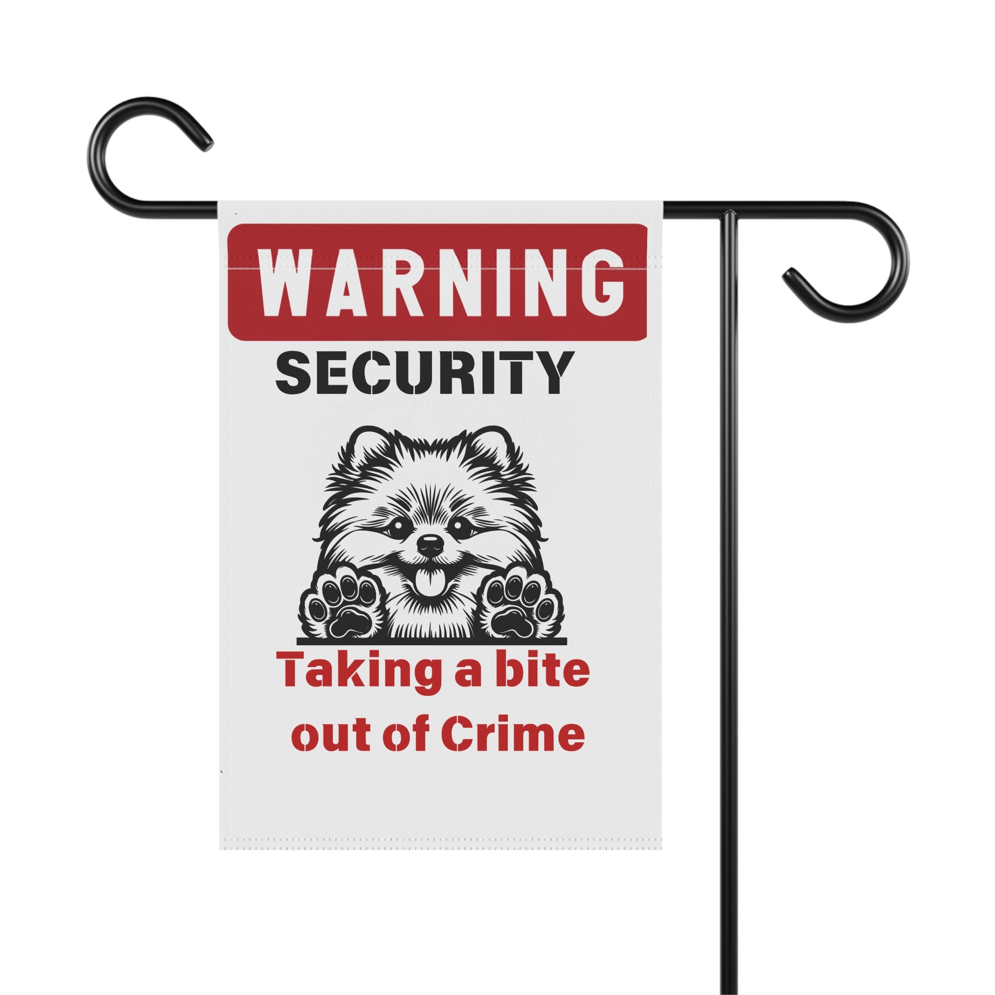 Warning, Dog Security Yard Flag - Kim’s Signature Beauty & Accessories    (Store description)
