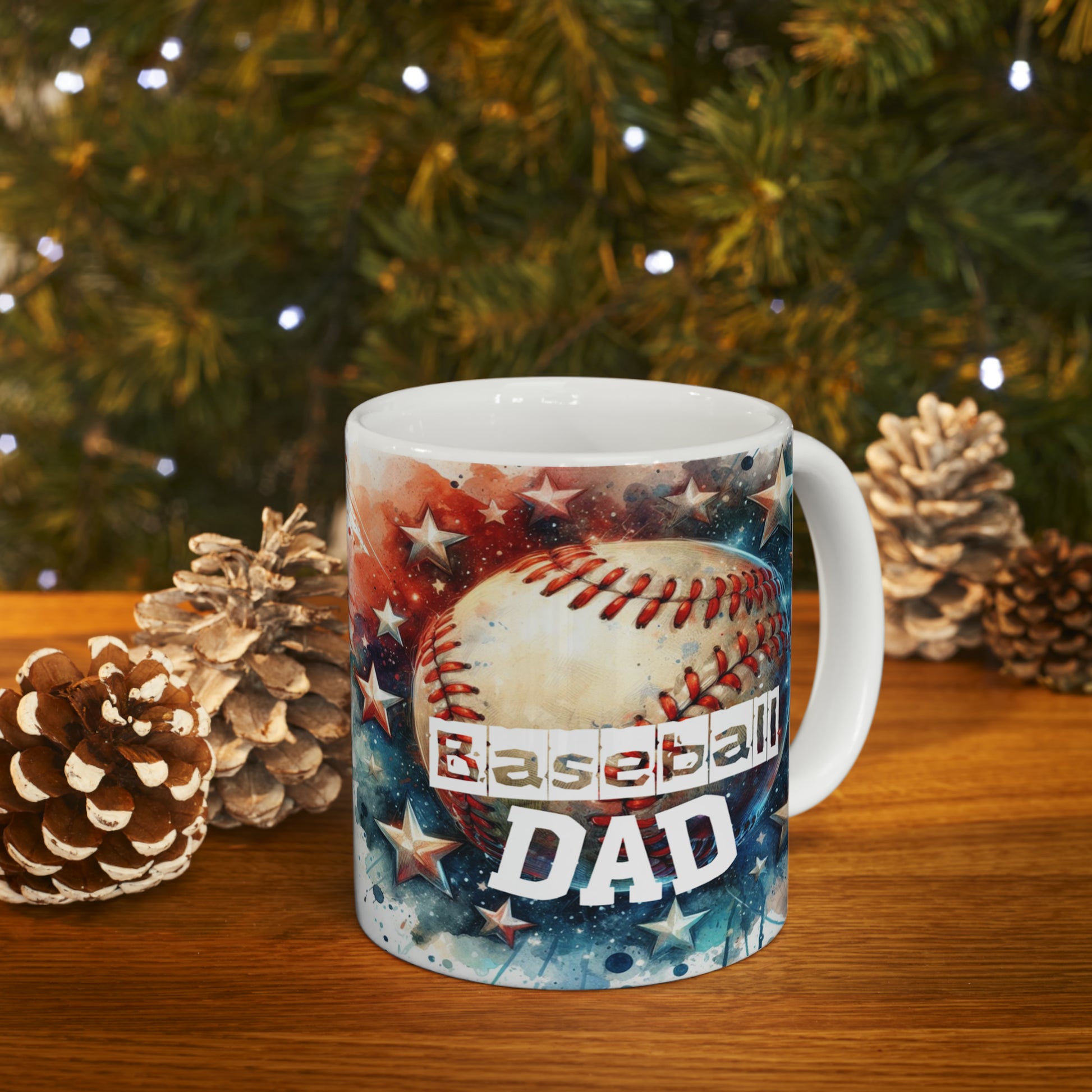 Baseball Dad Ceramic Mug - Kim’s Signature Beauty & Accessories    (Store description)