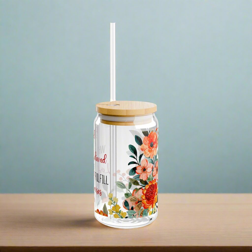 Blessed is She Glass Sipper - Kim’s Signature Beauty & Accessories    (Store description)