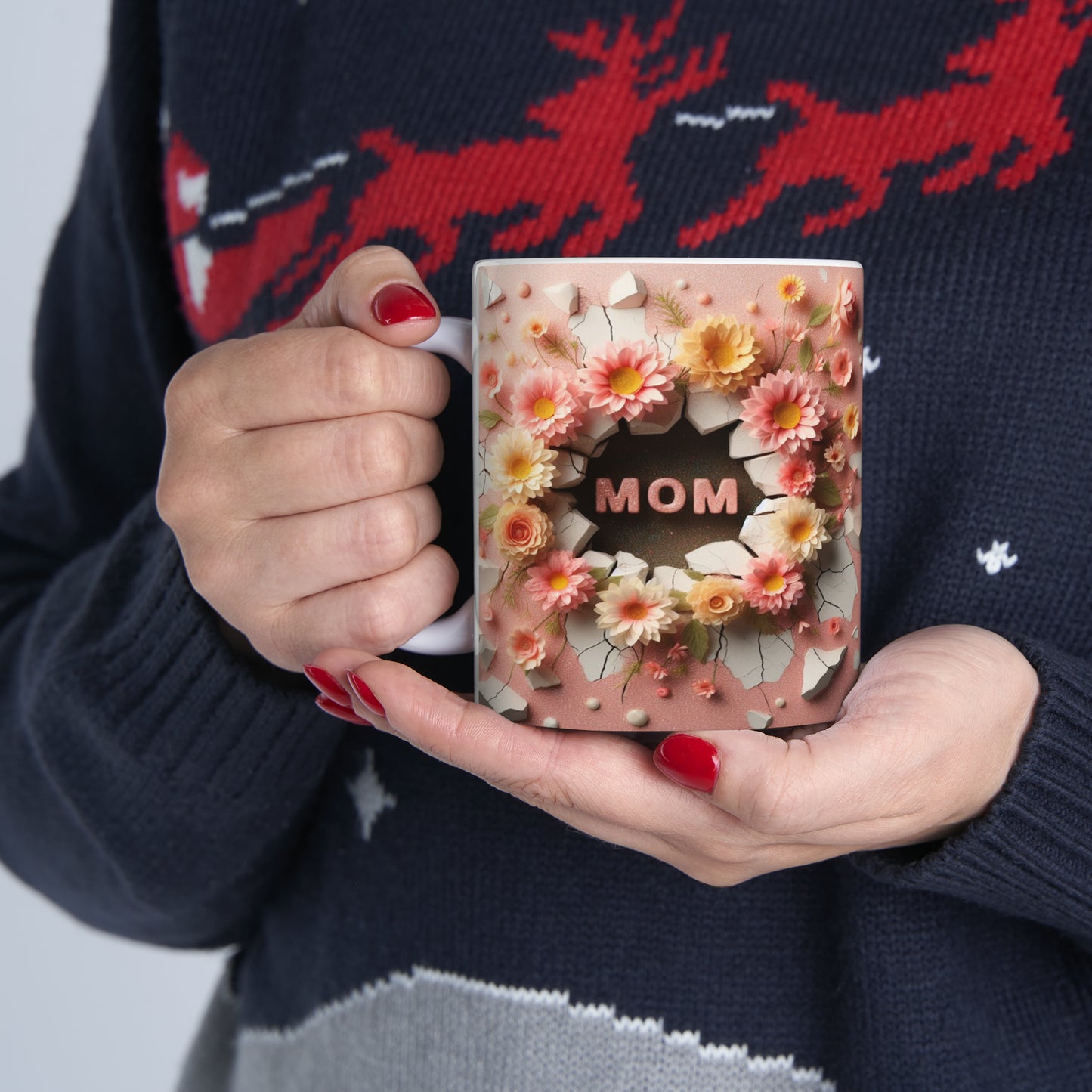 3D Mom | Ceramic Mug, 11oz - Kim’s Signature Beauty & Accessories    