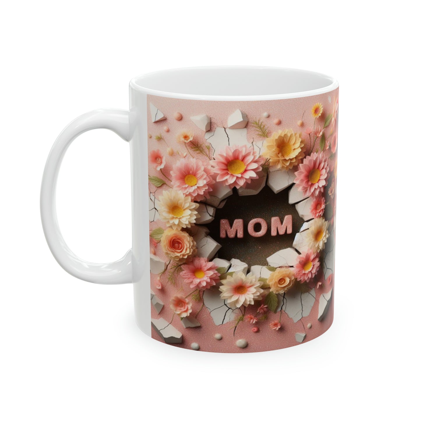 3D Mom | Ceramic Mug, 11oz - Kim’s Signature Beauty & Accessories    
