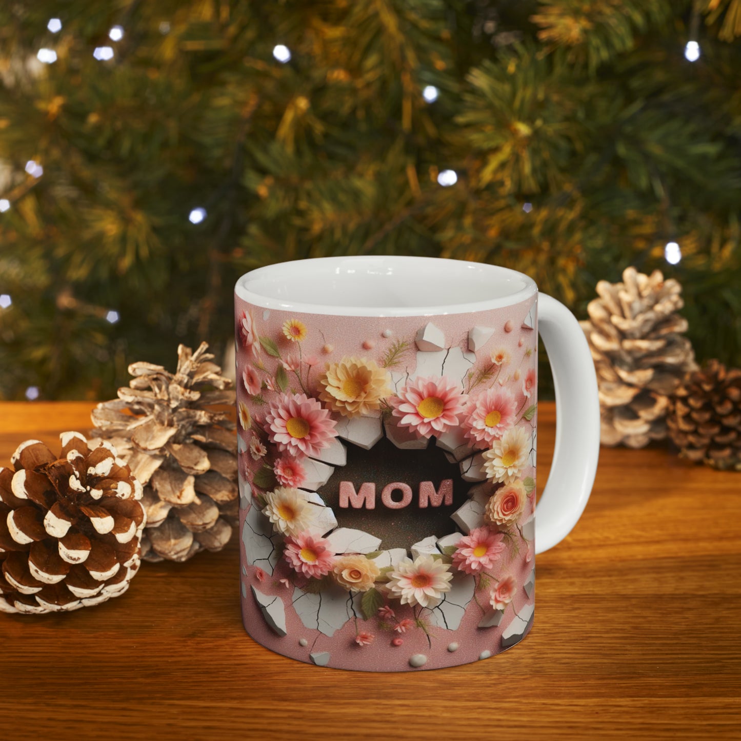 3D Mom | Ceramic Mug, 11oz - Kim’s Signature Beauty & Accessories    
