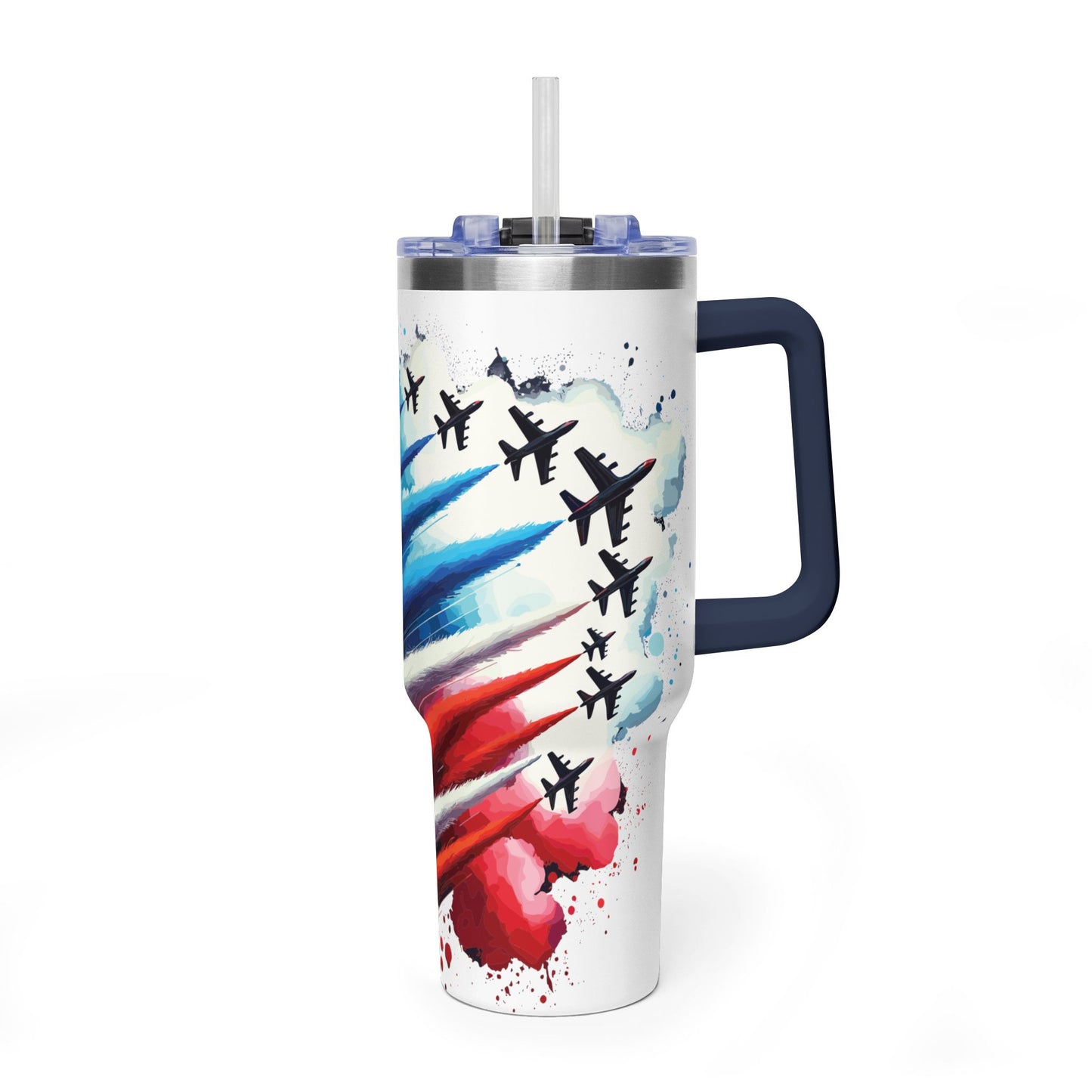 40oz Patriotic American Flag Tumbler — Stars & Stripes Thermal Cup - Kim’s Signature Beauty & Accessories