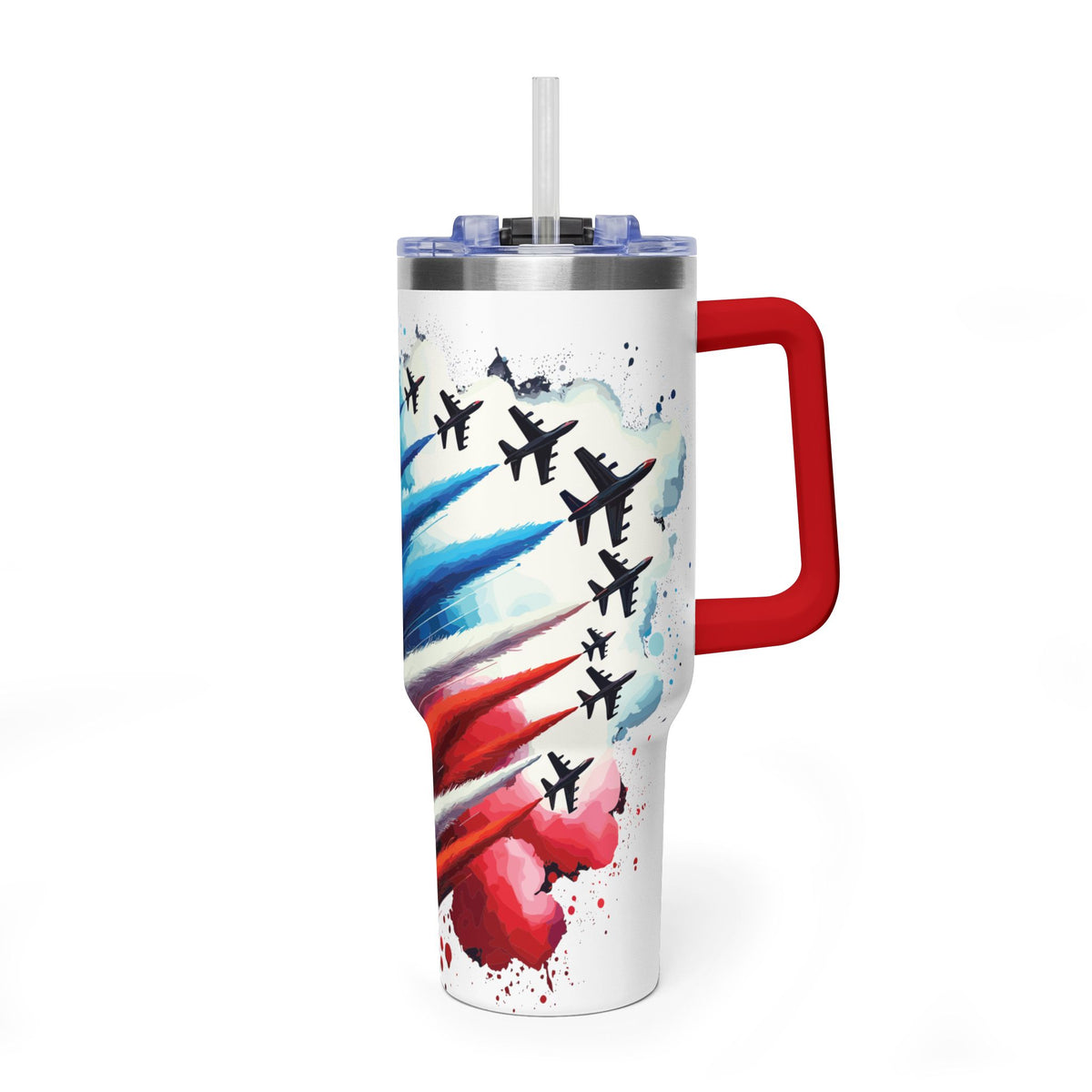 40oz Patriotic American Flag Tumbler — Stars & Stripes Thermal Cup - Kim’s Signature Beauty & Accessories