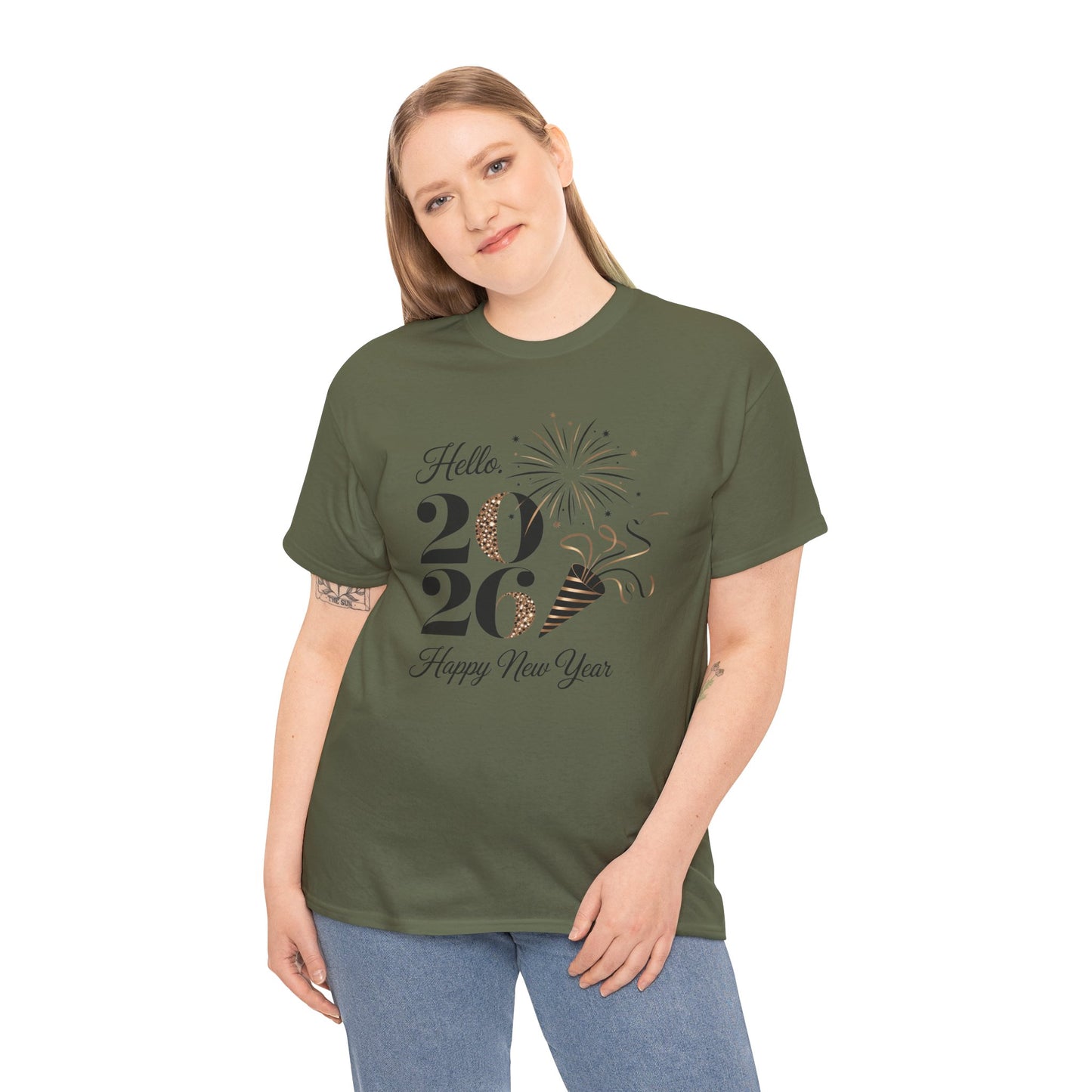 New Year Celebration Tee - 2026 Happy New Year T-Shirt - Kim’s Signature Beauty & Accessories    