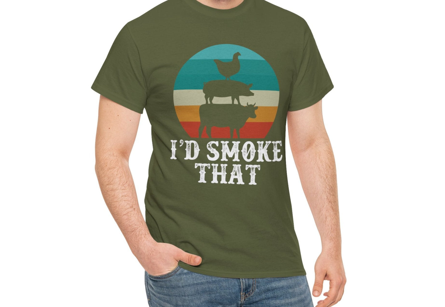I'd Smoke that |  Cotton Tee - Kim’s Signature Beauty & Accessories    (Store description)