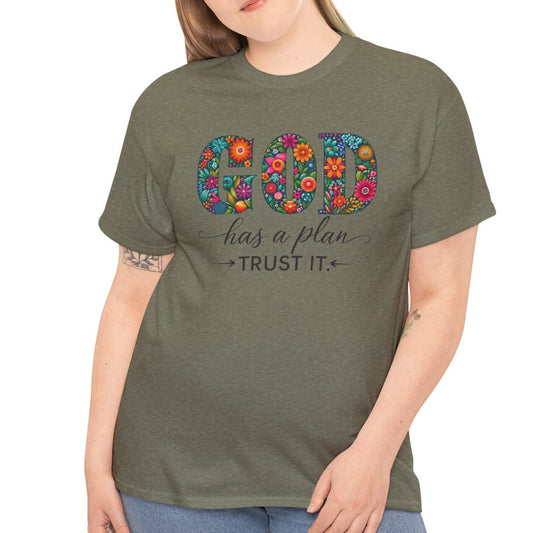 God Has A Plan Tee - Kim’s Signature Beauty & Accessories    (Store description)