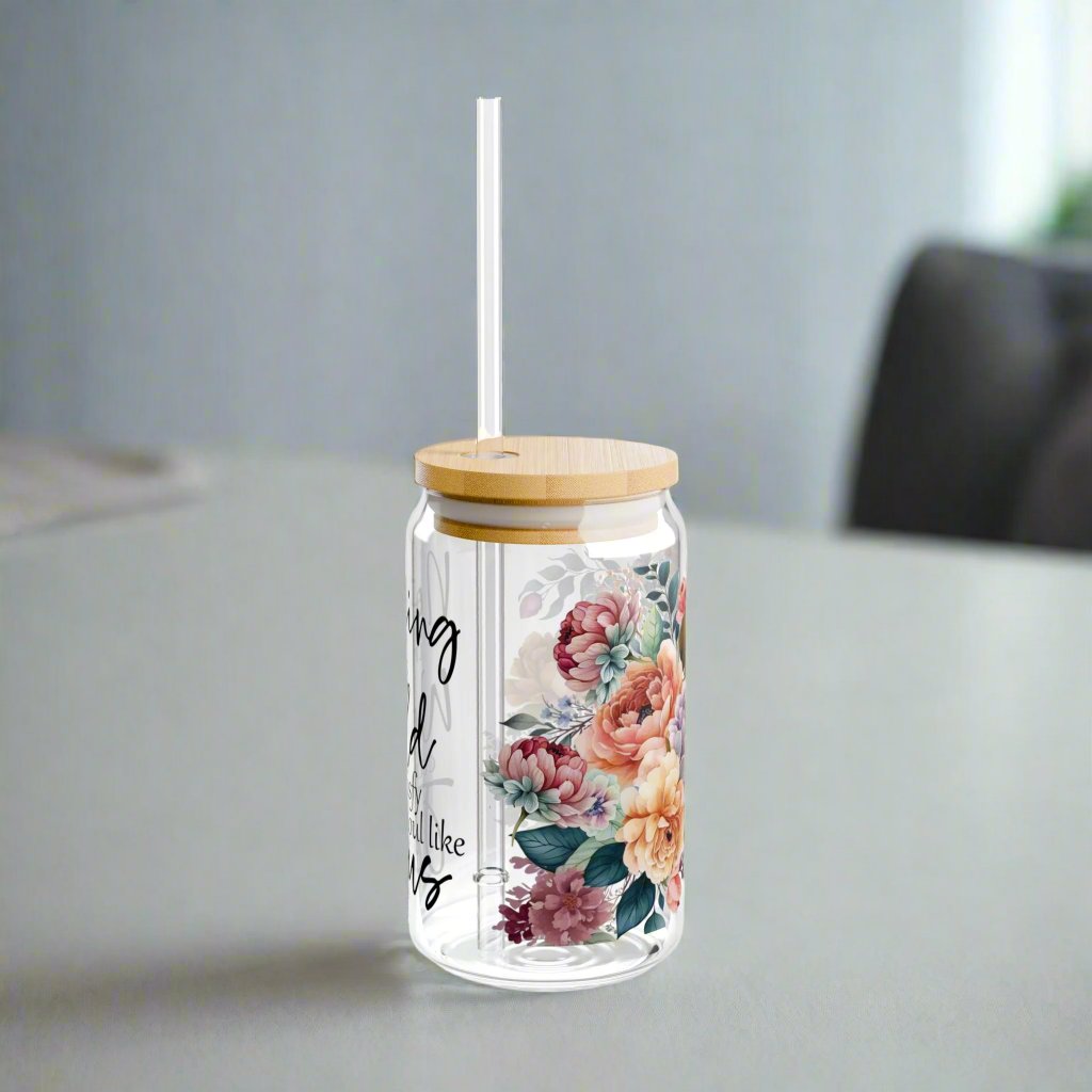 Nothing In This World Sipper Glass - Kim’s Signature Beauty & Accessories    (Store description)
