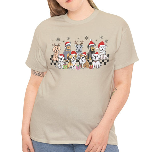 Santa Dogs Christmas T-Shirt - Kim’s Signature Beauty & Accessories    