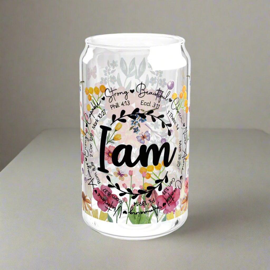 I Am Sipper Glass - Kim’s Signature Beauty & Accessories    (Store description)