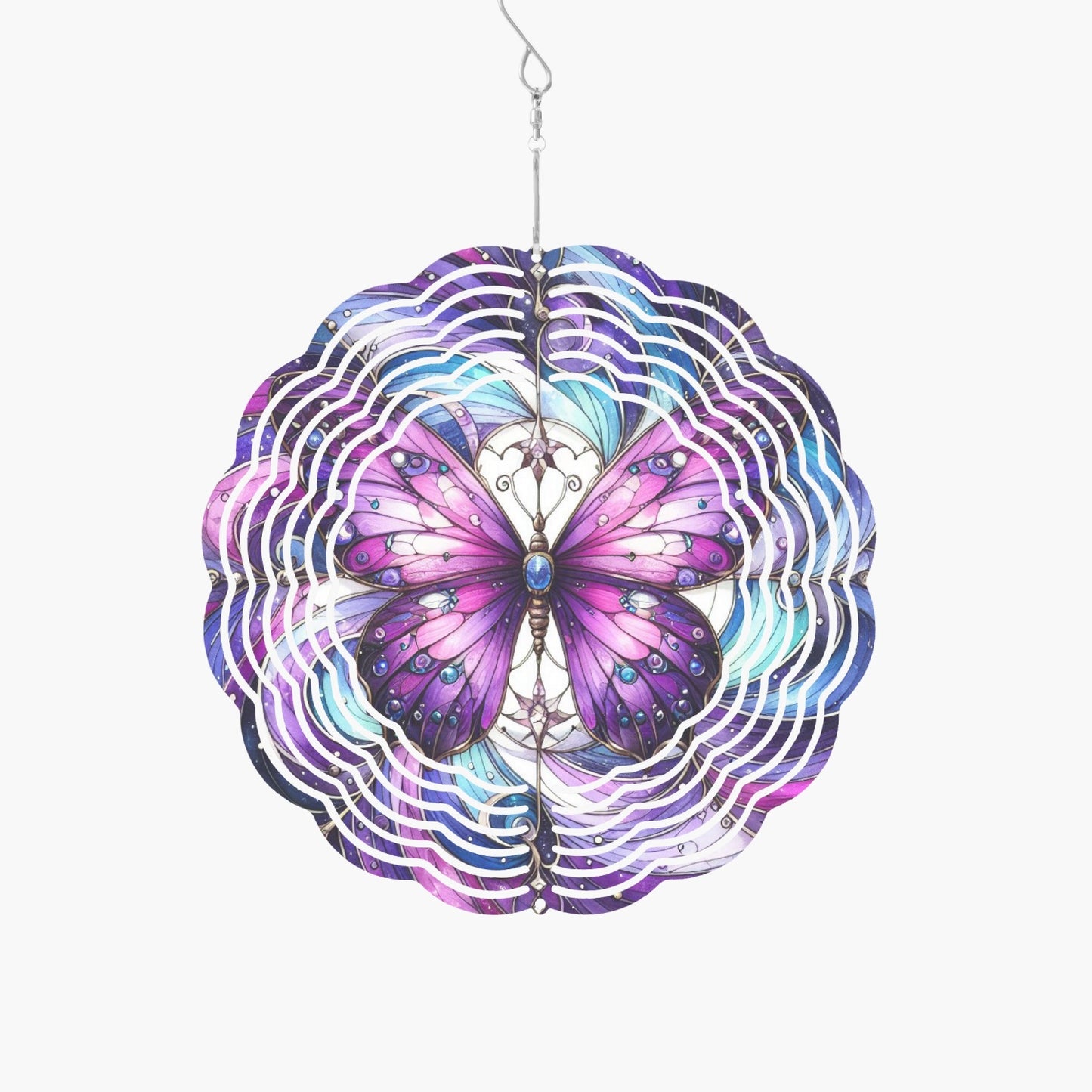 Purple Wings Wind Spinner - Kim’s Signature Beauty & Accessories    (Store description)