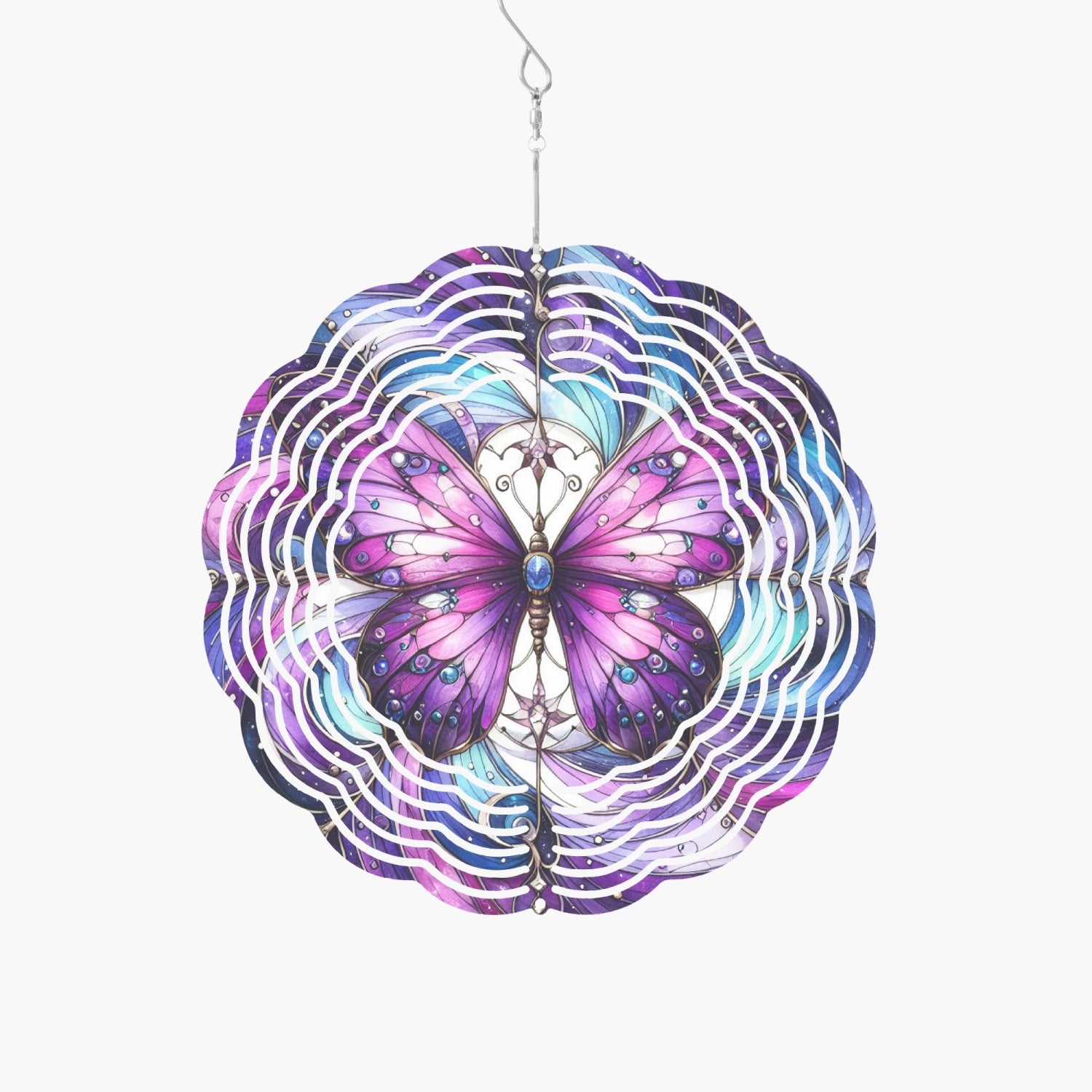 Purple Wings Wind Spinner - Kim’s Signature Beauty & Accessories    (Store description)