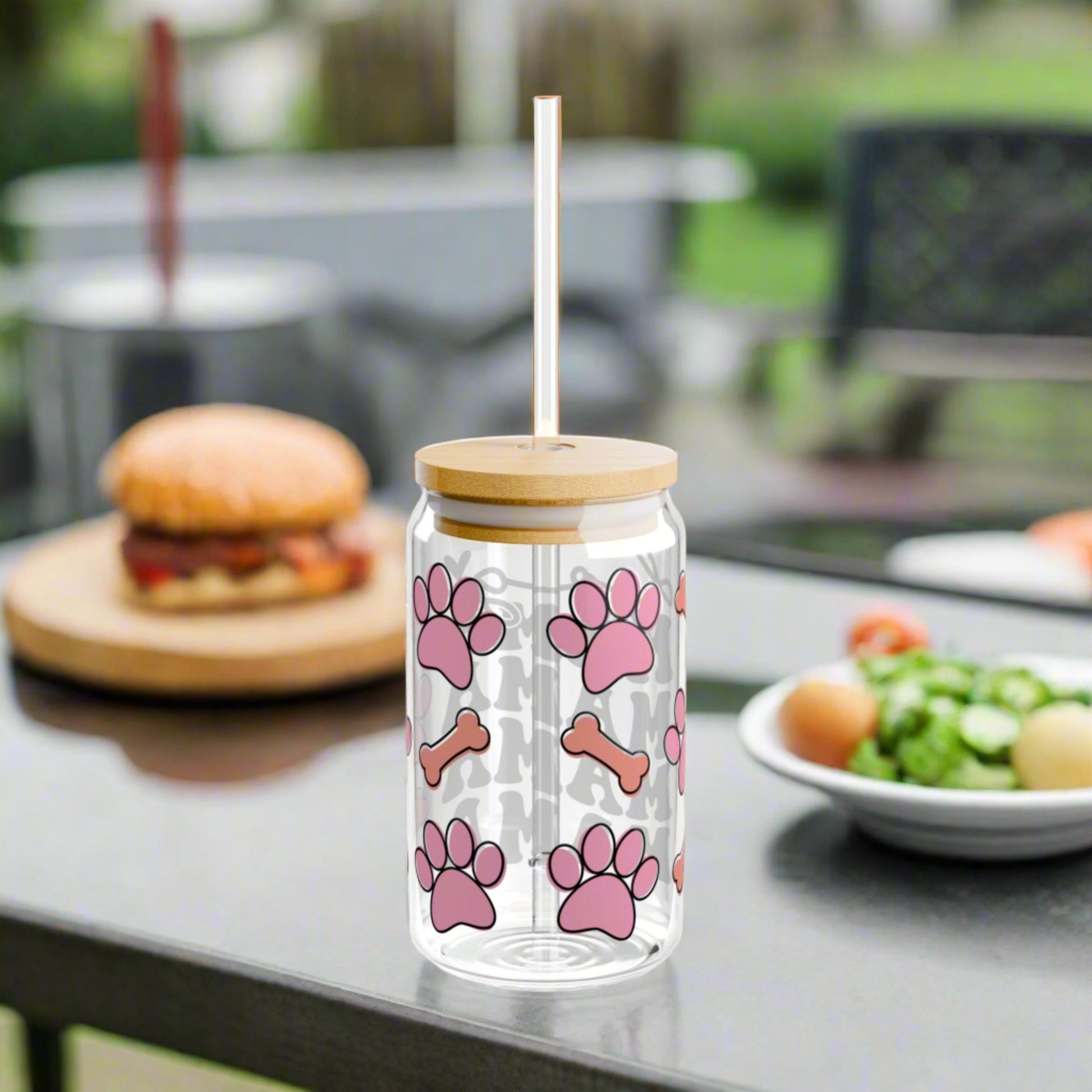 Dog Mama Sipper Glass - Kim’s Signature Beauty & Accessories    (Store description)