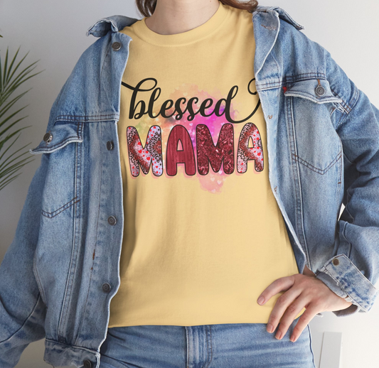 Blessed Mama | Cotton Tee - Kim’s Signature Beauty & Accessories    