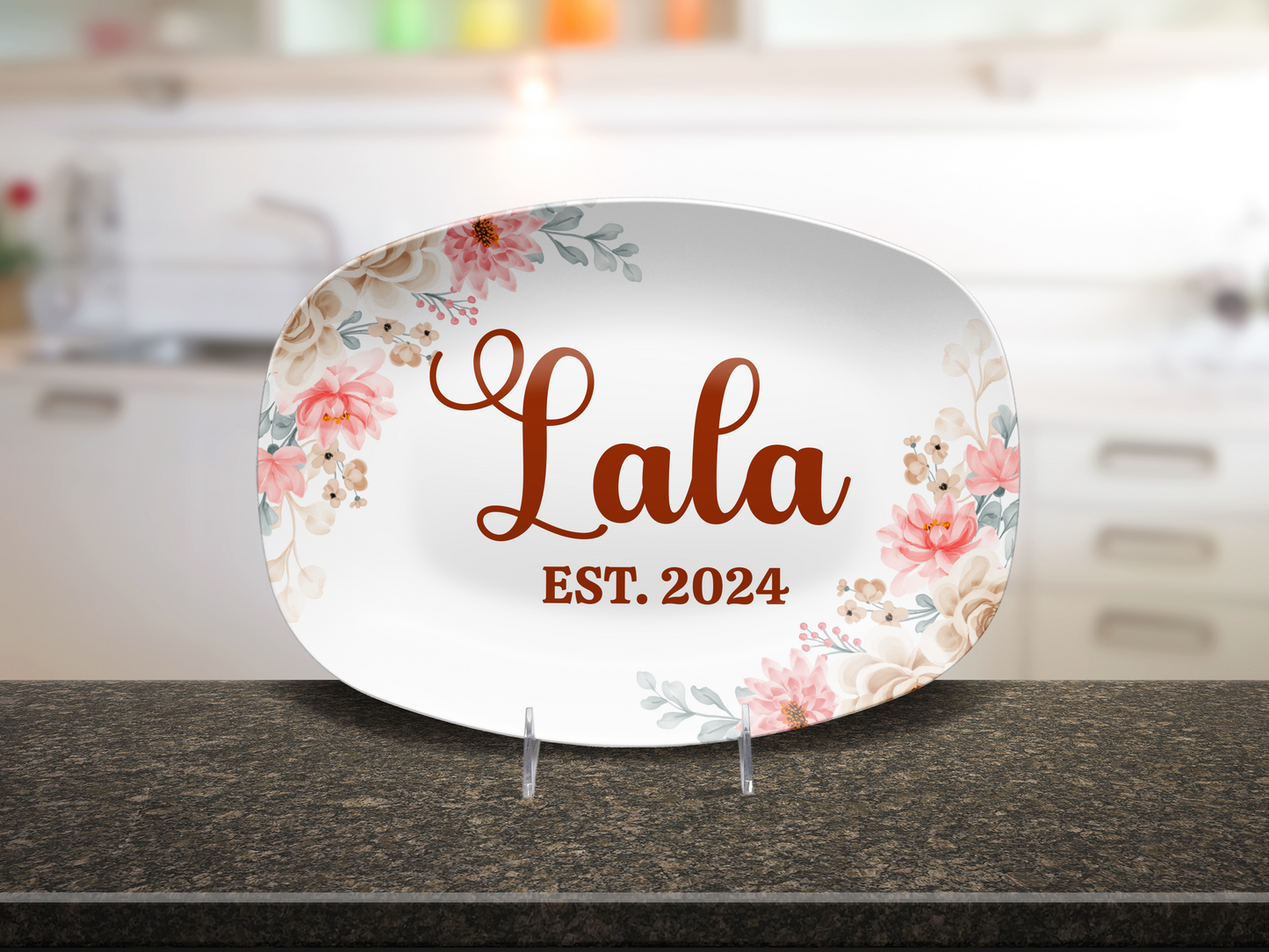 Mom & Grandmother's Platter (Choose Name) - Kim’s Signature Beauty & Accessories    (Store description)