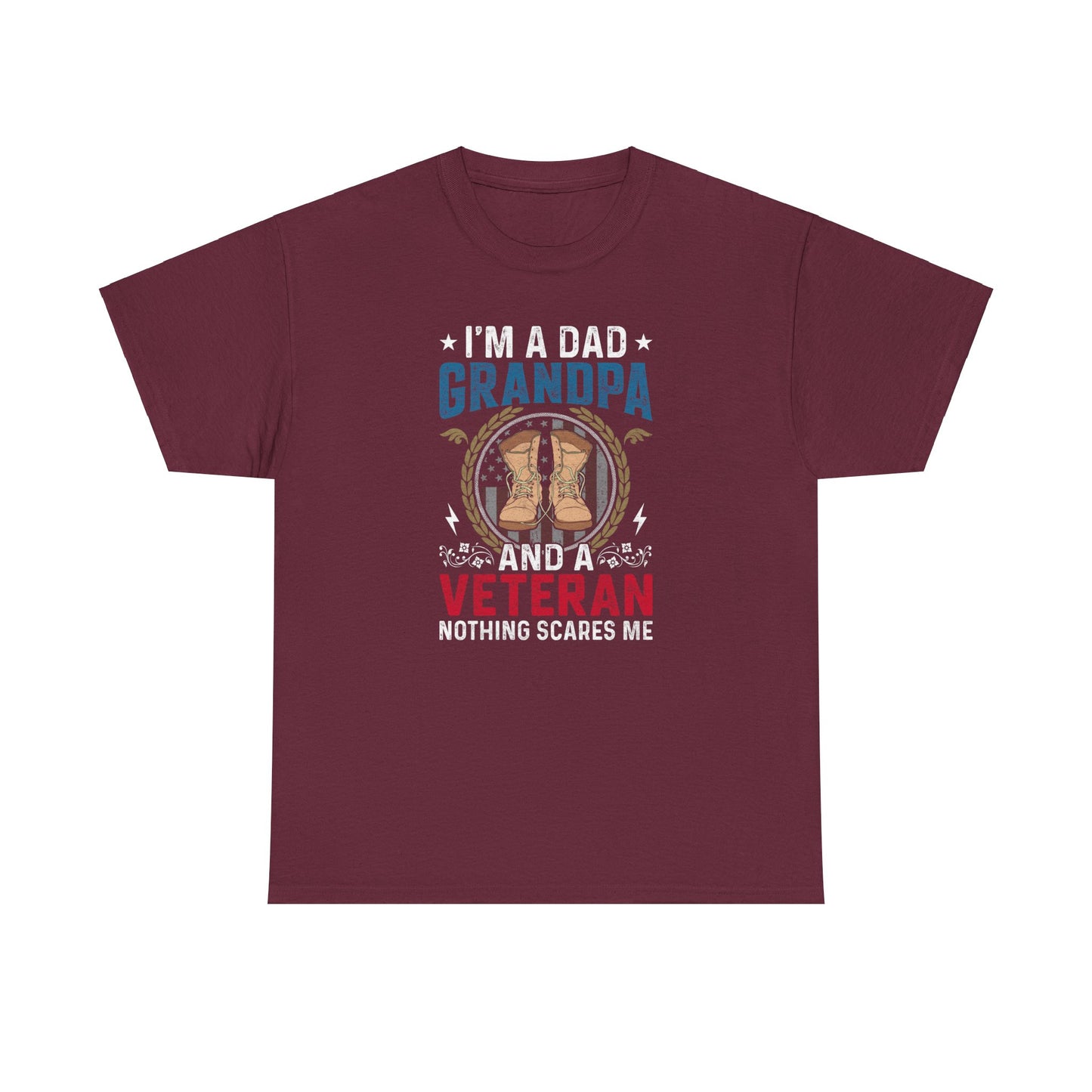 Dad, Grandpa, Veteran | Cotton Tee - Kim’s Signature Beauty & Accessories    (Store description)