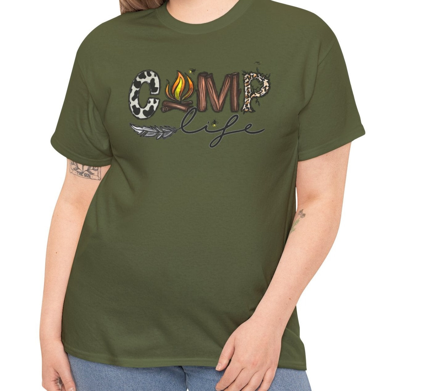 Camp Life | Cotton Tee - Kim’s Signature Beauty & Accessories    (Store description)