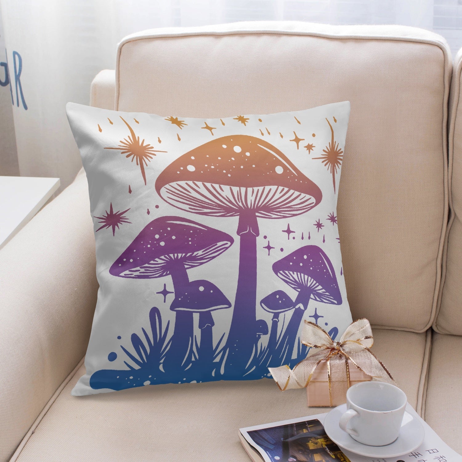 Mushroom Pillow Cover - Kim’s Signature Beauty & Accessories    (Store description)