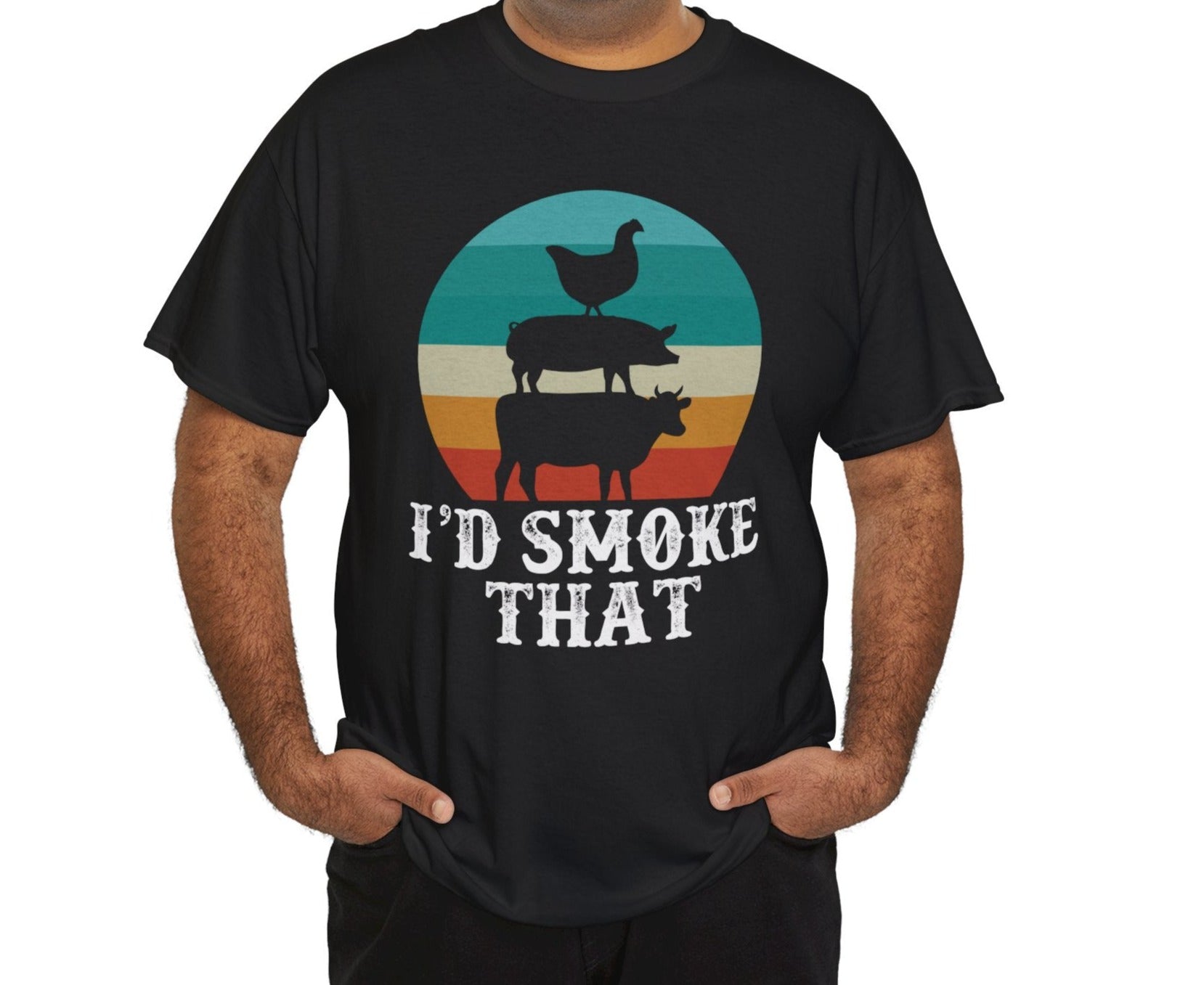 I'd Smoke that |  Cotton Tee - Kim’s Signature Beauty & Accessories    (Store description)
