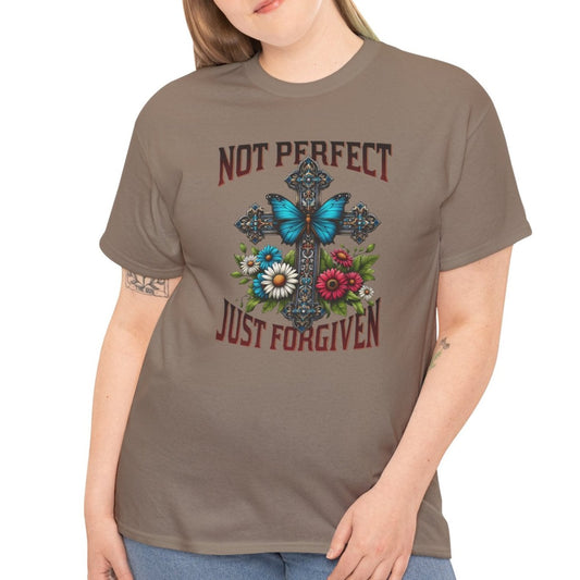 Not Perfect Just Forgiven Tee - Kim’s Signature Beauty & Accessories    (Store description)