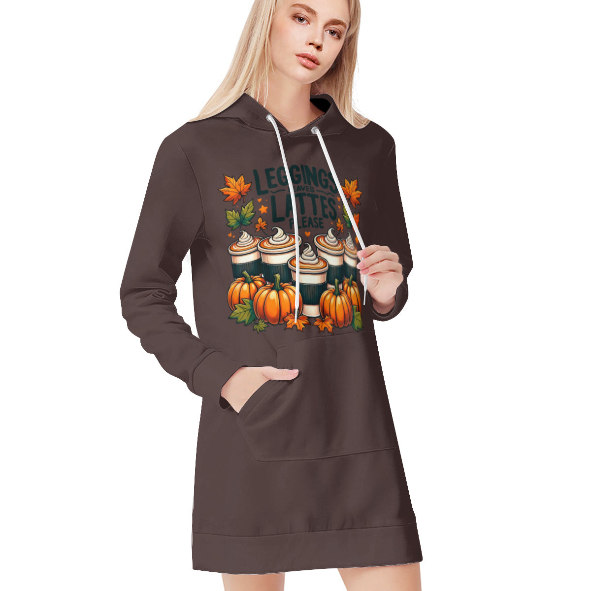 Leggins & Lattes Please Hoodie Dress - Kim’s Signature Beauty & Accessories    (Store description)