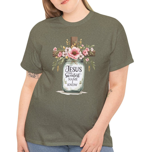 Jesus The Sweetest Name Tee - Kim’s Signature Beauty & Accessories    (Store description)