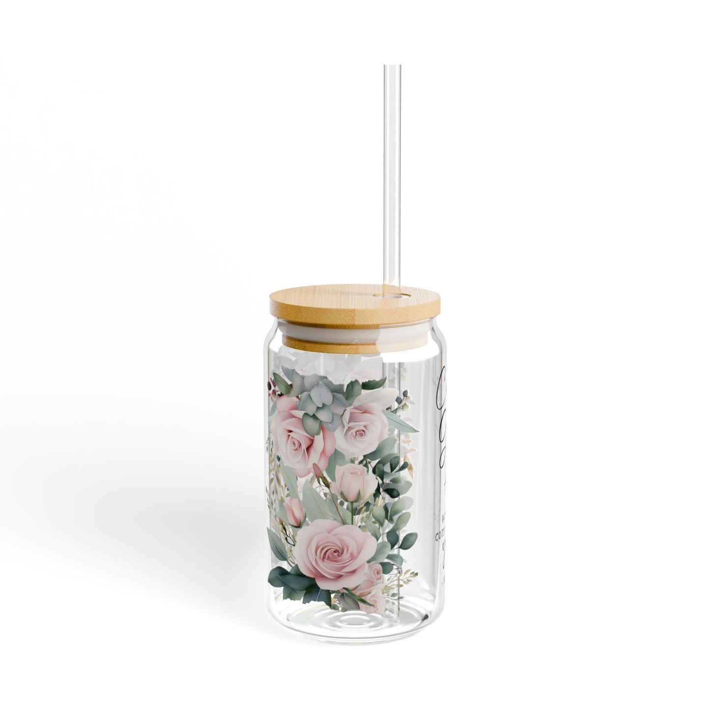 James 4:8 Sipper Glass - 16oz, Come Near to God Design - Kim’s Signature Beauty & Accessories    (Store description)