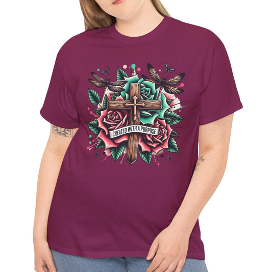 Created with a Purpose Tee - Kim’s Signature Beauty & Accessories    (Store description)