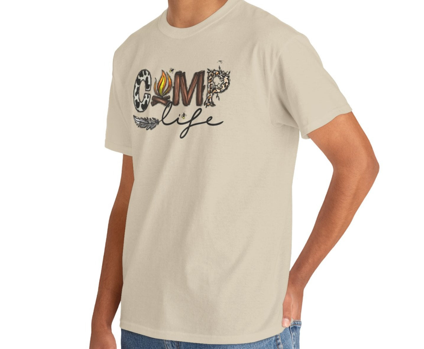 Camp Life | Cotton Tee - Kim’s Signature Beauty & Accessories    (Store description)