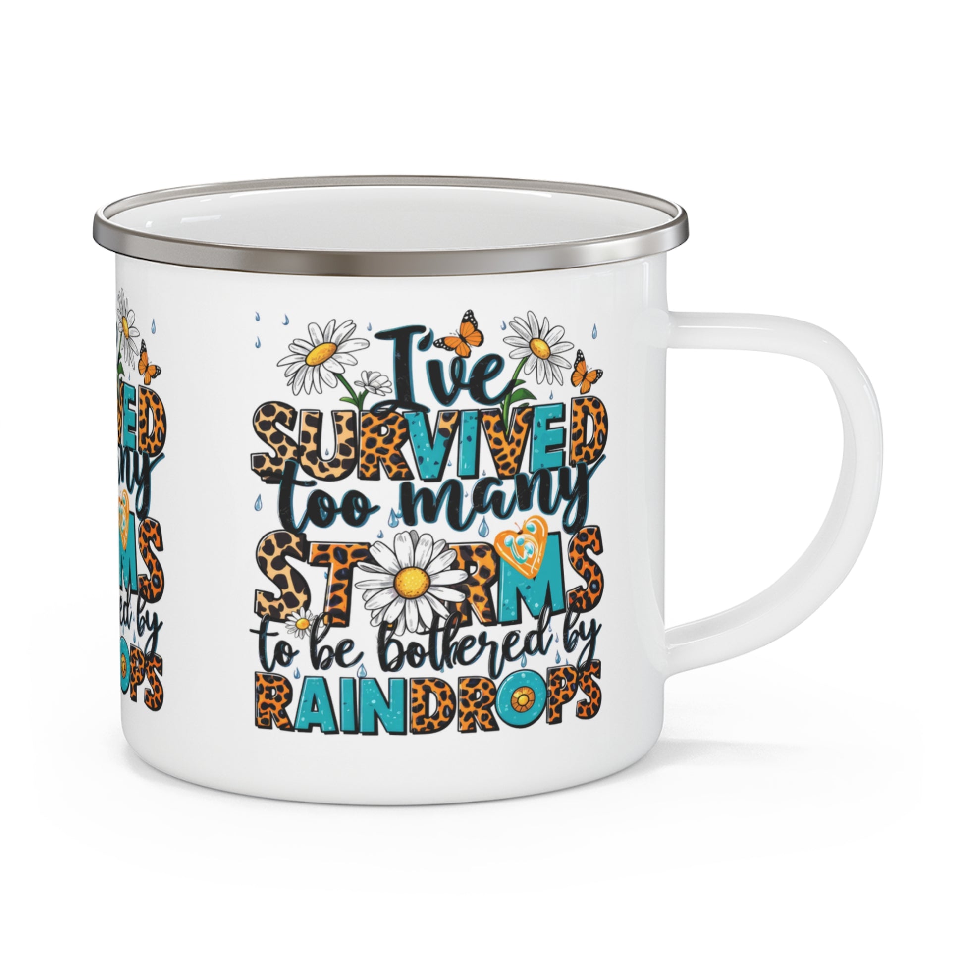 Survived too many Storms Camping Mug - Kim’s Signature Beauty & Accessories    (Store description)