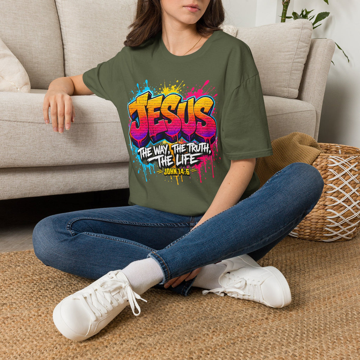Jesus “The Way, the Truth, the Life” Christian T-Shirt