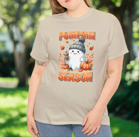 Pumpkin Season Ghost Tee - Kim’s Signature Beauty & Accessories    