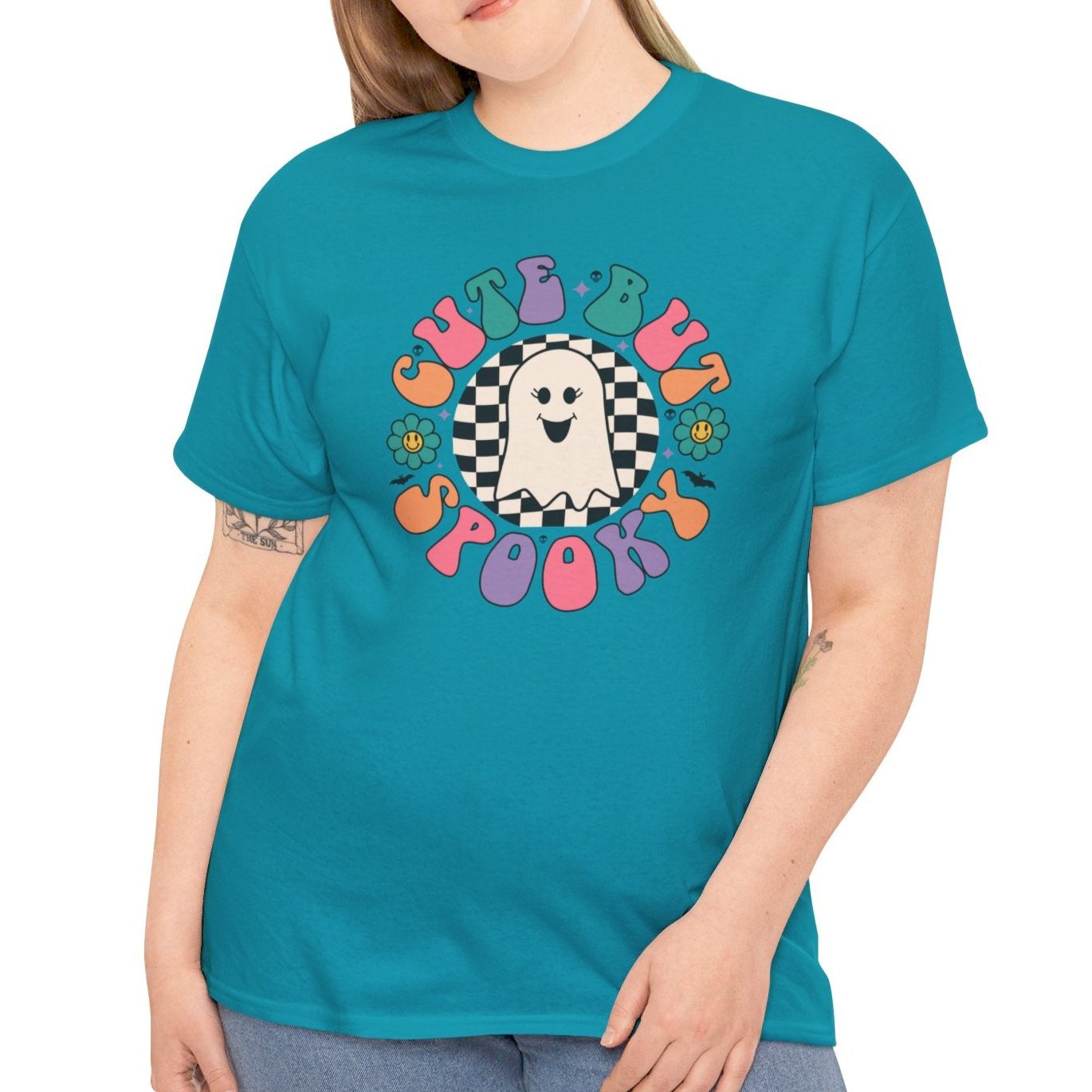 Cute but Spooky Ghost Tee - Kim’s Signature Beauty & Accessories    