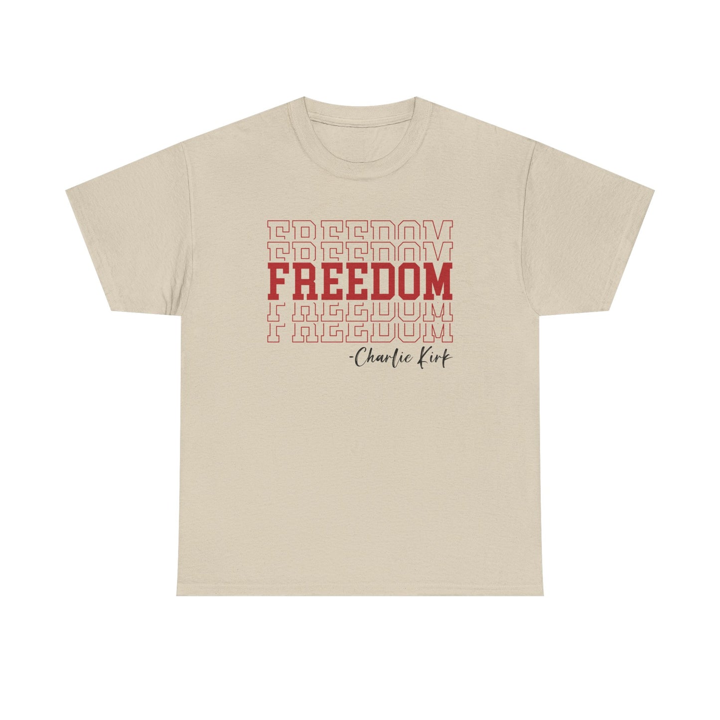 Freedom Unisex Cotton Tee - Comfortable Shirt for Everyday Wear, Versatile Gift, Perfect for Holidays & Celebrations - Kim’s Signature Beauty & Accessories    