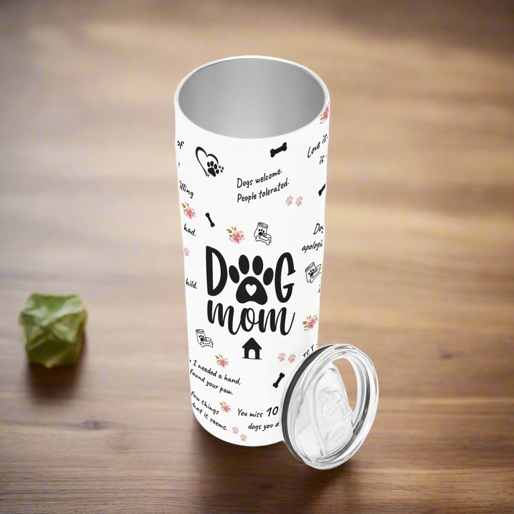 Dogs Welcome, People Tolerated Skinny Tumbler - Kim’s Signature Beauty & Accessories    (Store description)