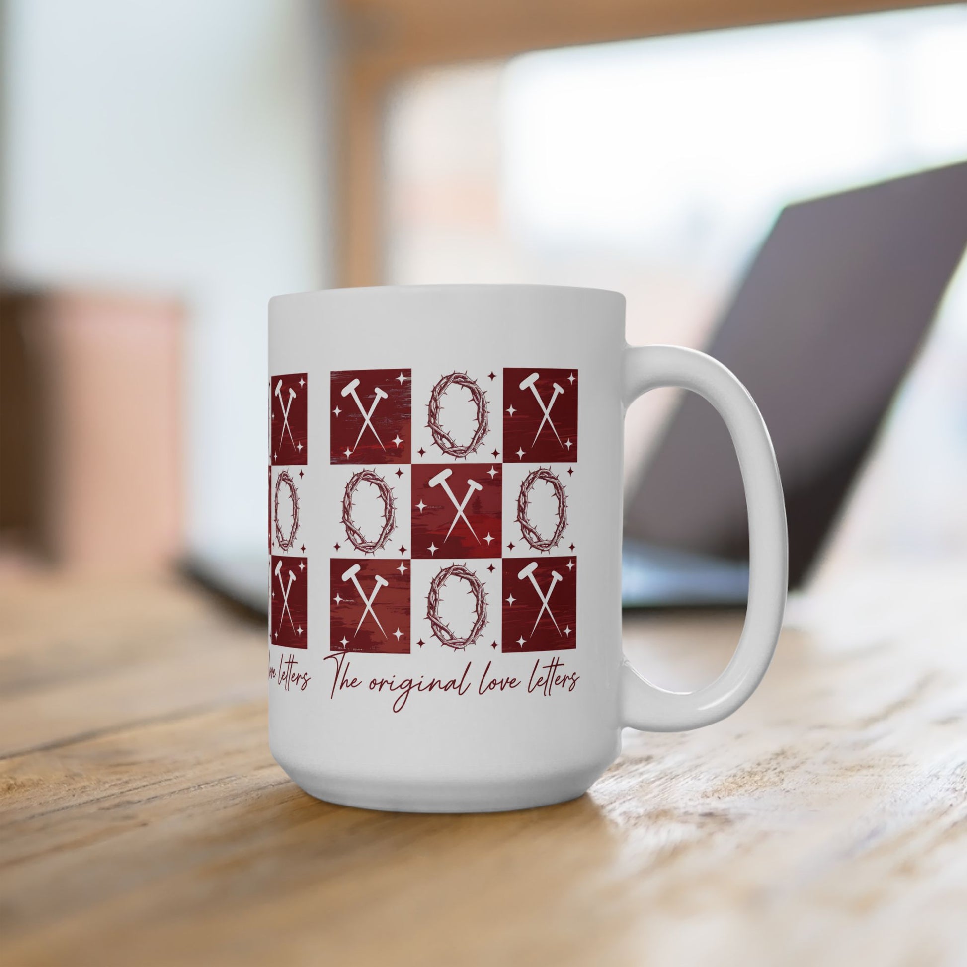Original Love Letters Ceramic Mug, (11oz, 15oz) - Kim’s Signature Beauty & Accessories    (Store description)