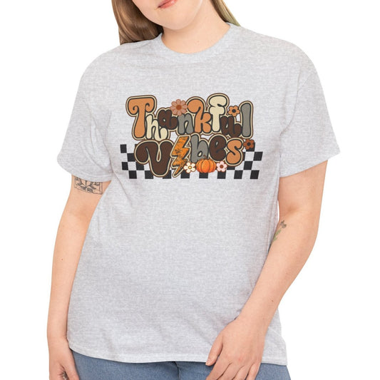 Thankful Vibes Tee - Kim’s Signature Beauty & Accessories    (Store description)