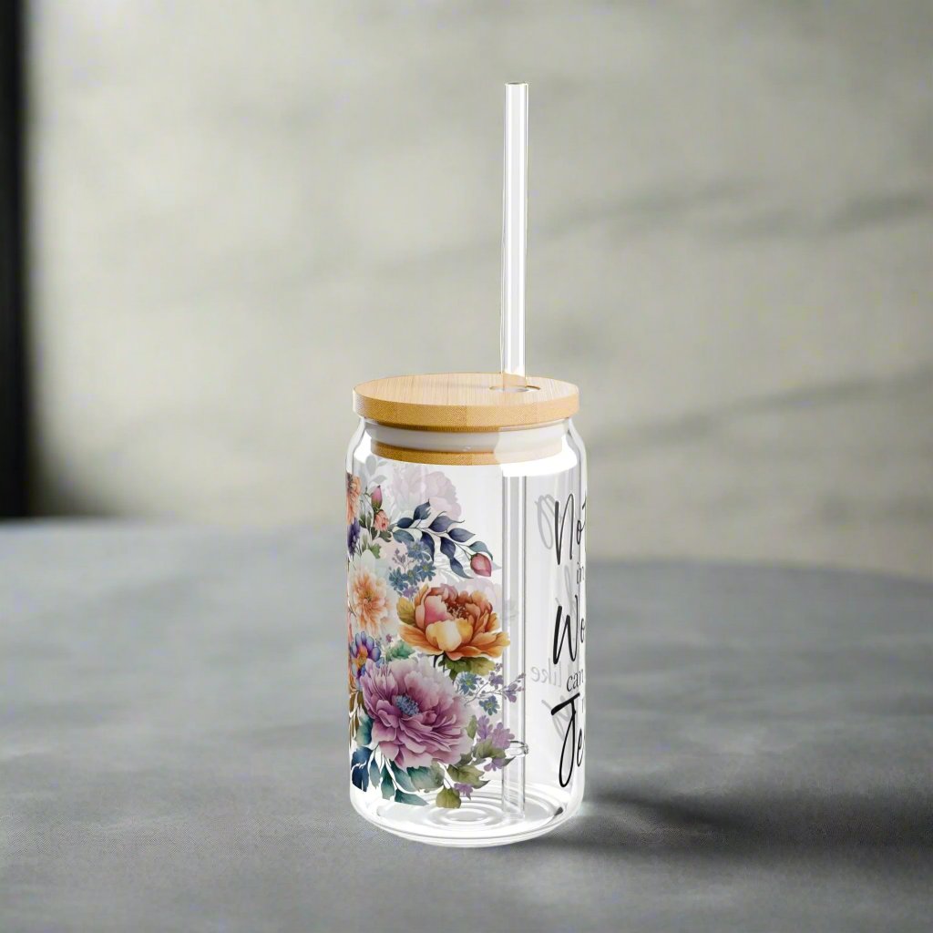 Nothing In This World Sipper Glass - Kim’s Signature Beauty & Accessories    (Store description)