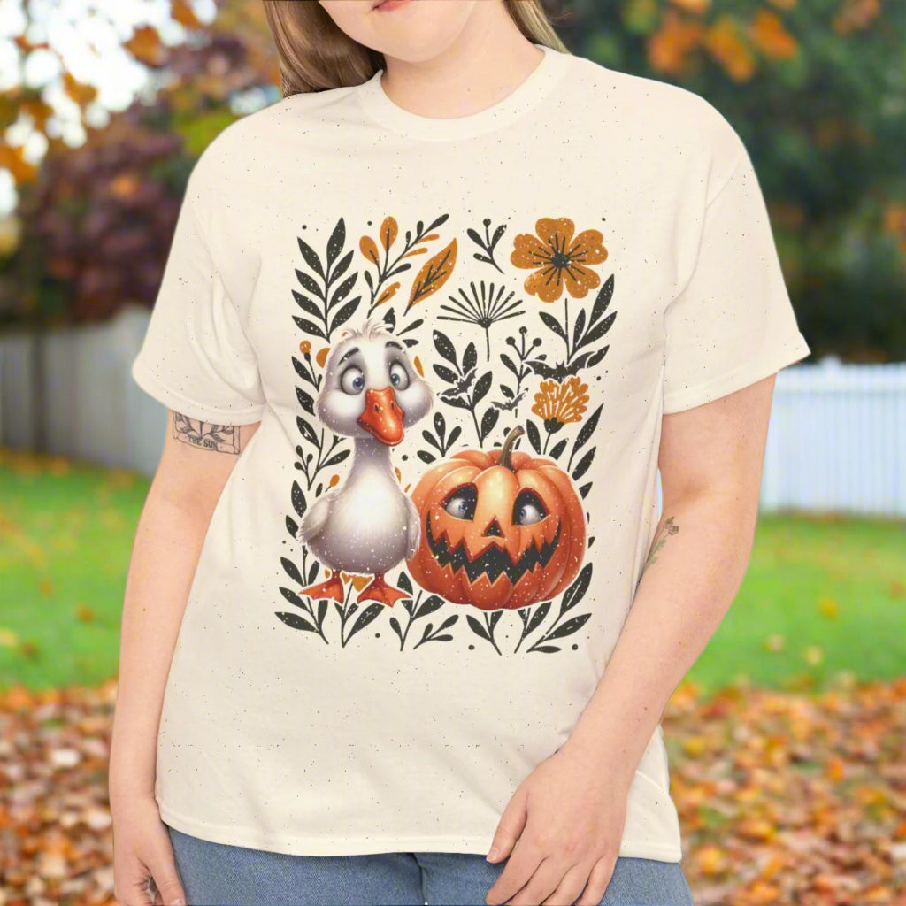 Goose & Pumpkin T-Shirt – Cute Fall Tee for Autumn - Kim’s Signature Beauty & Accessories    