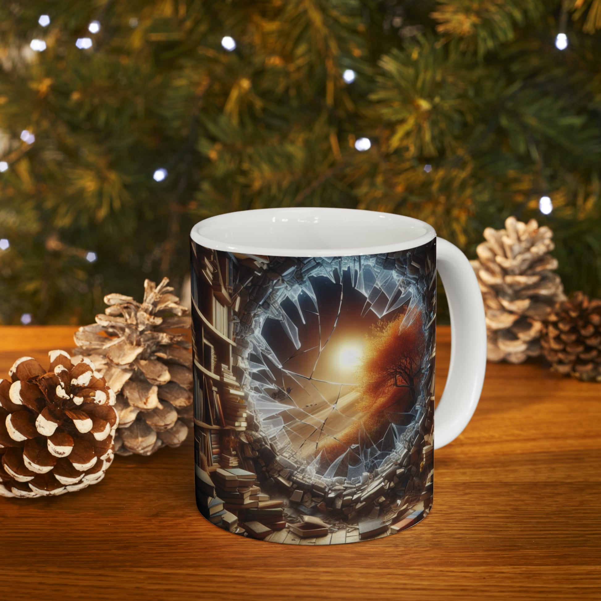 Bookworm’s Paradise – 3D Bookshelf Mug - Kim’s Signature Beauty & Accessories    (Store description)