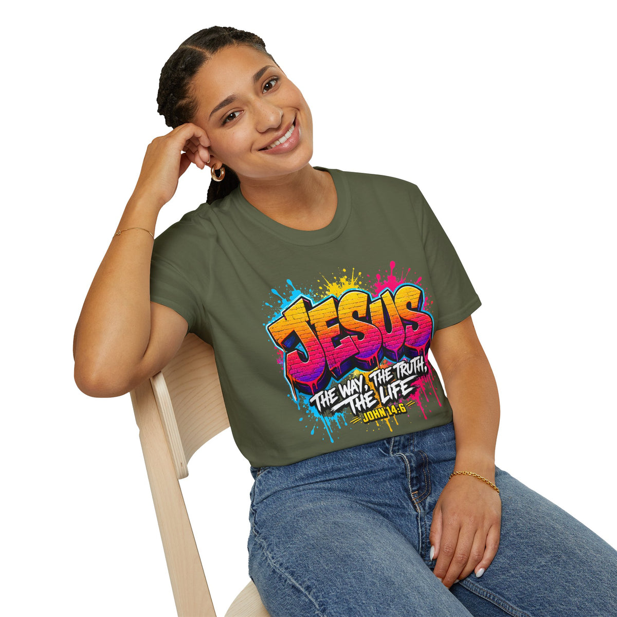 Jesus “The Way, the Truth, the Life” Christian T-Shirt
