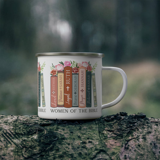 Women of the Bible Camping Mug - Kim’s Signature Beauty & Accessories    (Store description)