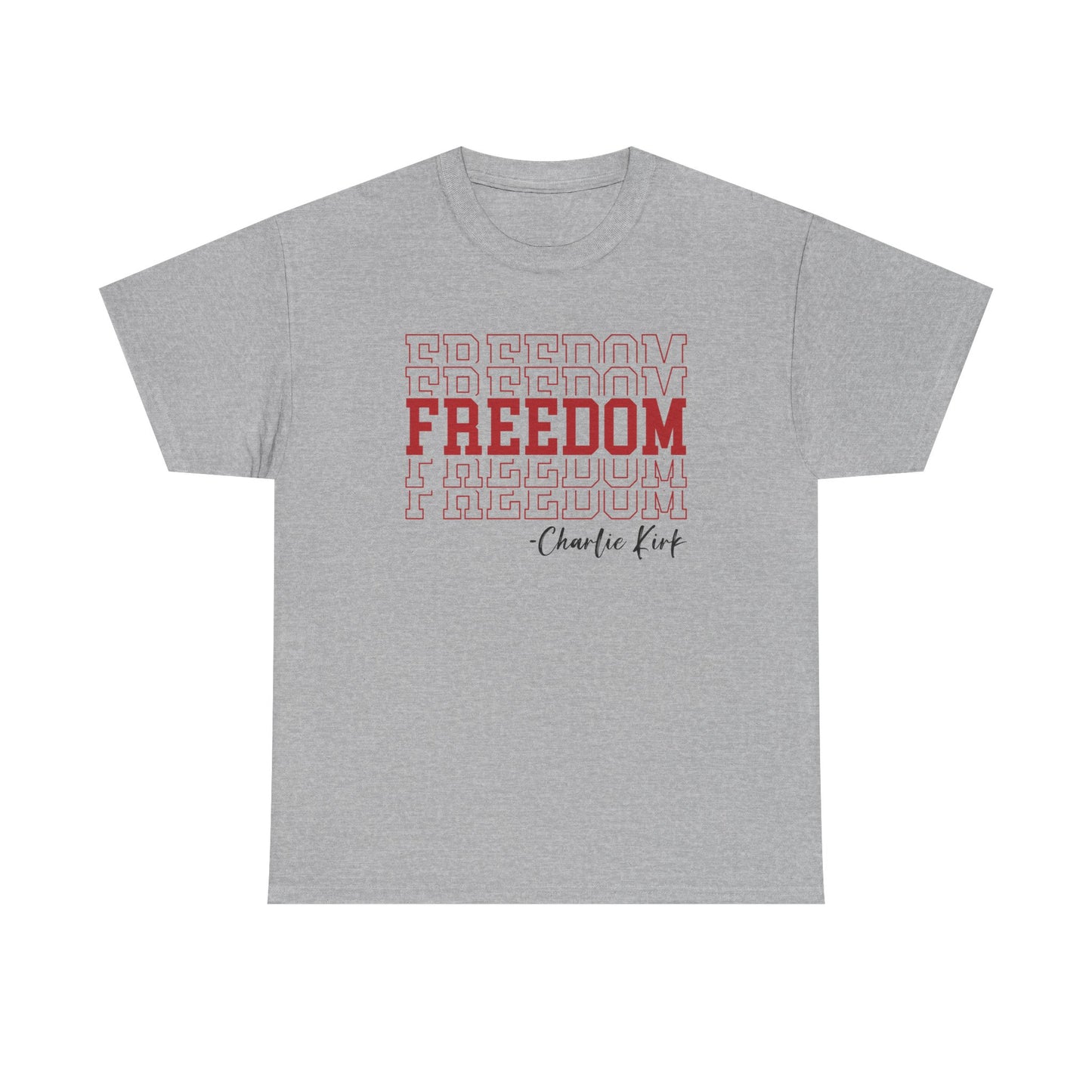 Freedom Unisex Cotton Tee - Comfortable Shirt for Everyday Wear, Versatile Gift, Perfect for Holidays & Celebrations - Kim’s Signature Beauty & Accessories    