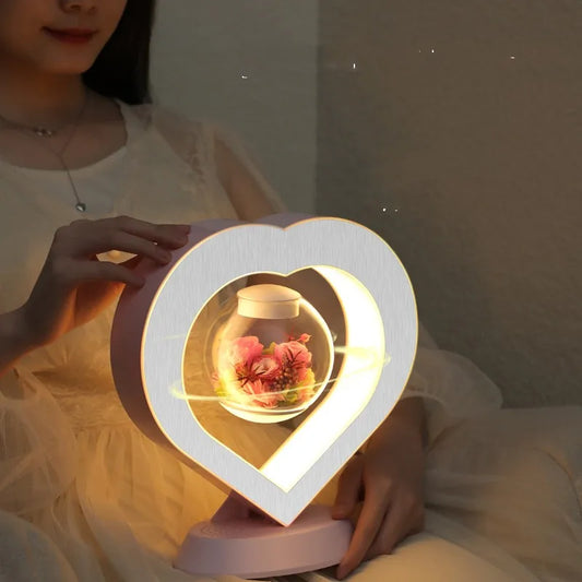 Heart-shaped Floating Table LED Night Light - Kim’s Signature Beauty & Accessories    