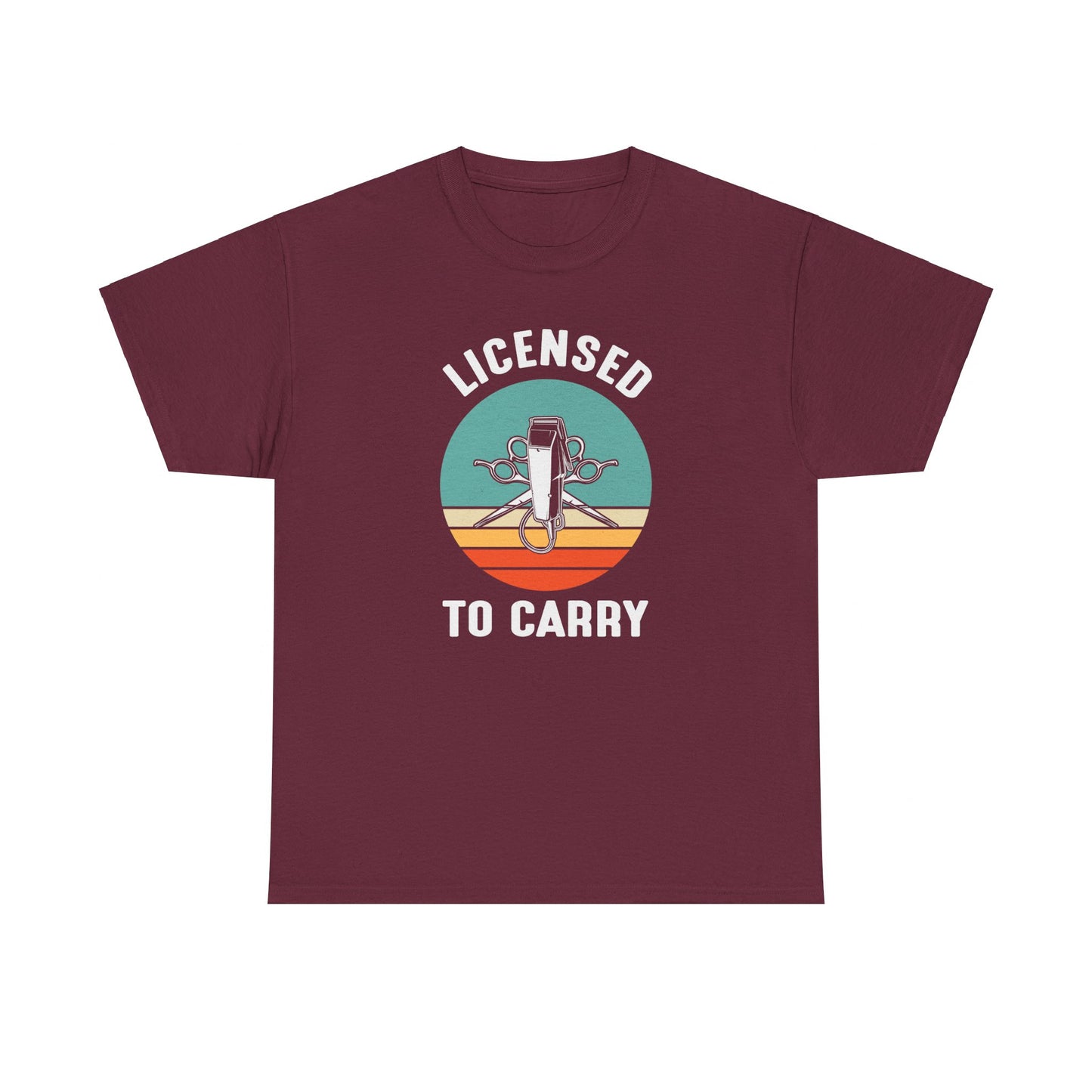 Licensed To Carry Barber |Cotton Tee - Kim’s Signature Beauty & Accessories    (Store description)