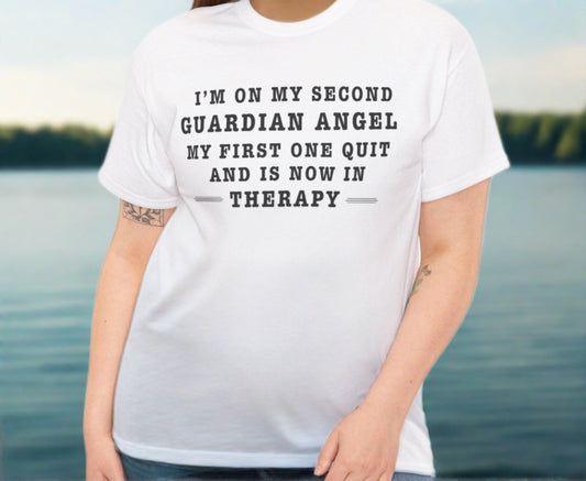 Guardian Angel Therapy | Cotton Tee - Kim’s Signature Beauty & Accessories    