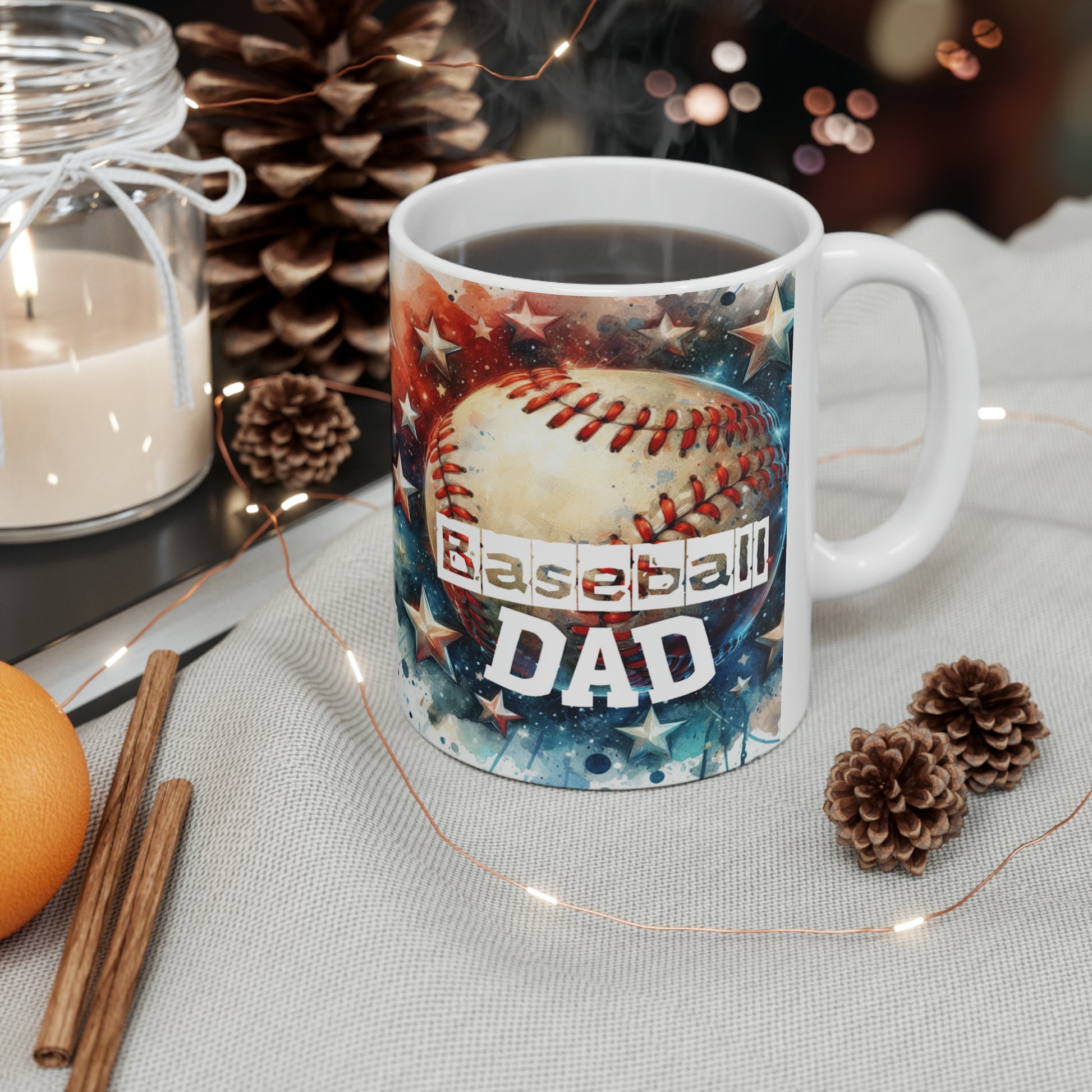 Baseball Dad Ceramic Mug - Kim’s Signature Beauty & Accessories    (Store description)