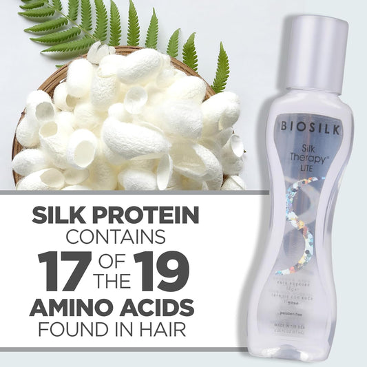BioSilk Silk Therapy Lite Leave-In Reconstructing Treatment - Kim’s Signature Beauty & Accessories    (Store description)